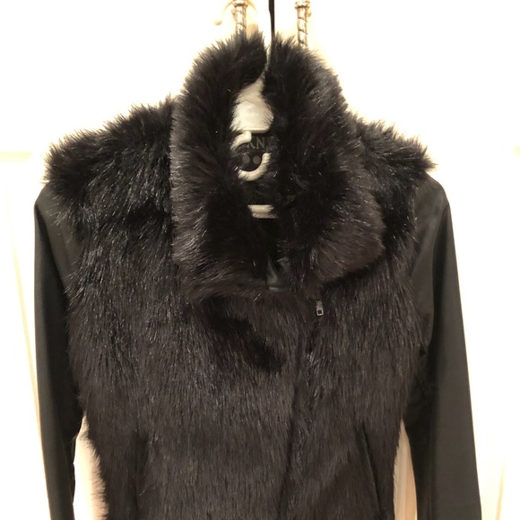 BLANKnyc VEGAN LEATHER AND FAUX FUR JKT W ZIP SZ S - Picture 3 of 8